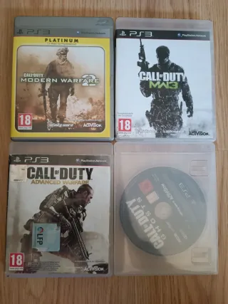 Lote 4 Juegos Call of Duty PS3
