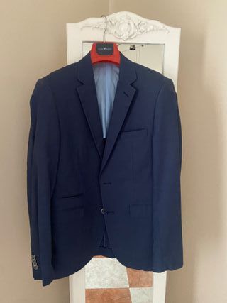 Americana azul para hombre