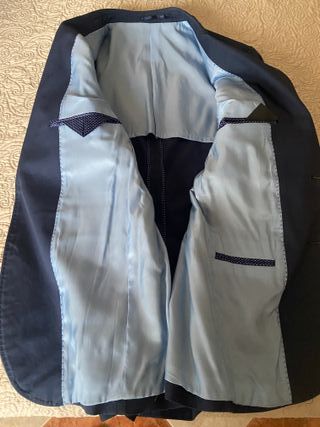 Americana azul para hombre