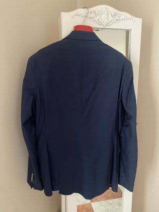 Americana azul para hombre