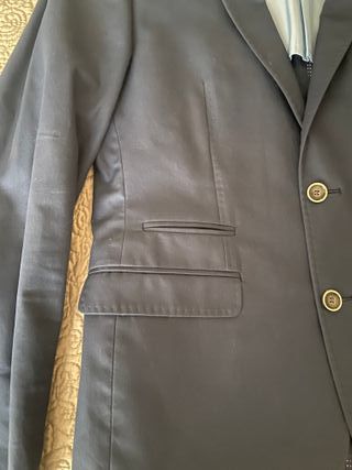 Americana azul para hombre