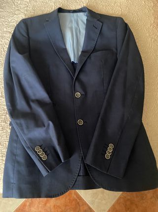 Americana azul para hombre