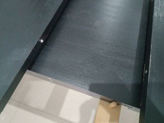 Mesa de comedor IKEA gris madera