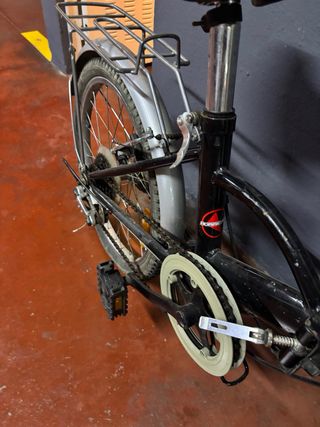 Bicicleta Plegable Hurricane Negra
