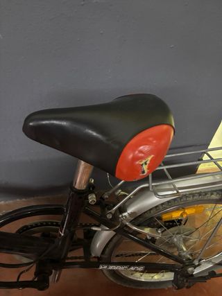 Bicicleta Plegable Hurricane Negra