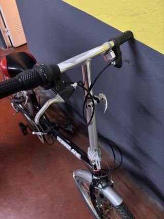 Bicicleta Plegable Hurricane Negra