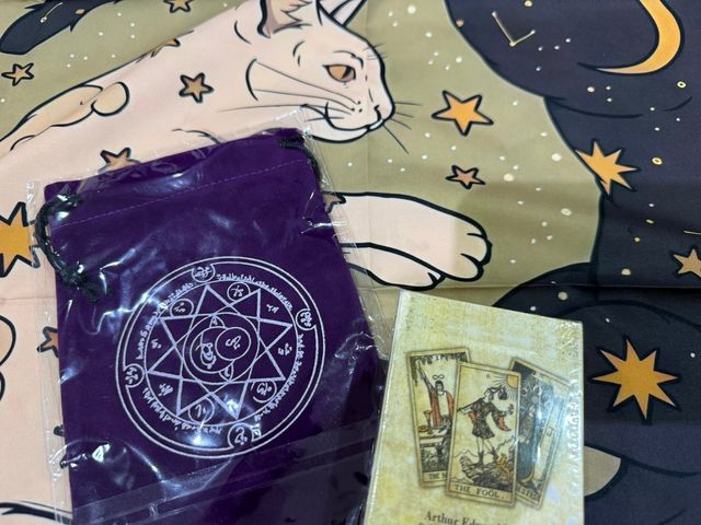 Set Tarot Vintage + Tapete Esotérico + Bolsa