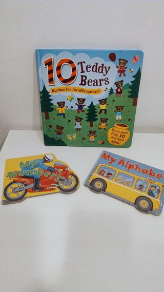 10 Teddy bears and my numbers, muy alphabet