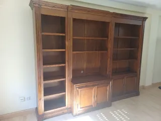 Mueble de salón de madera maciza