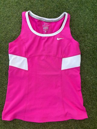 Top Deportivo Rosa Nike Dri-Fit Talla L (parece M)