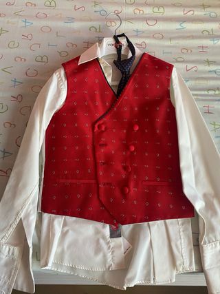 Traje de Comunión Blanco Completo