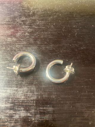 Pendientes Aro Grueso Plata Aristocrazy