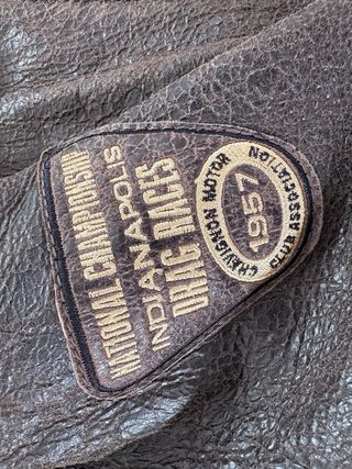 Chaqueta Cuero Vintage CHEVIGNON Marrón