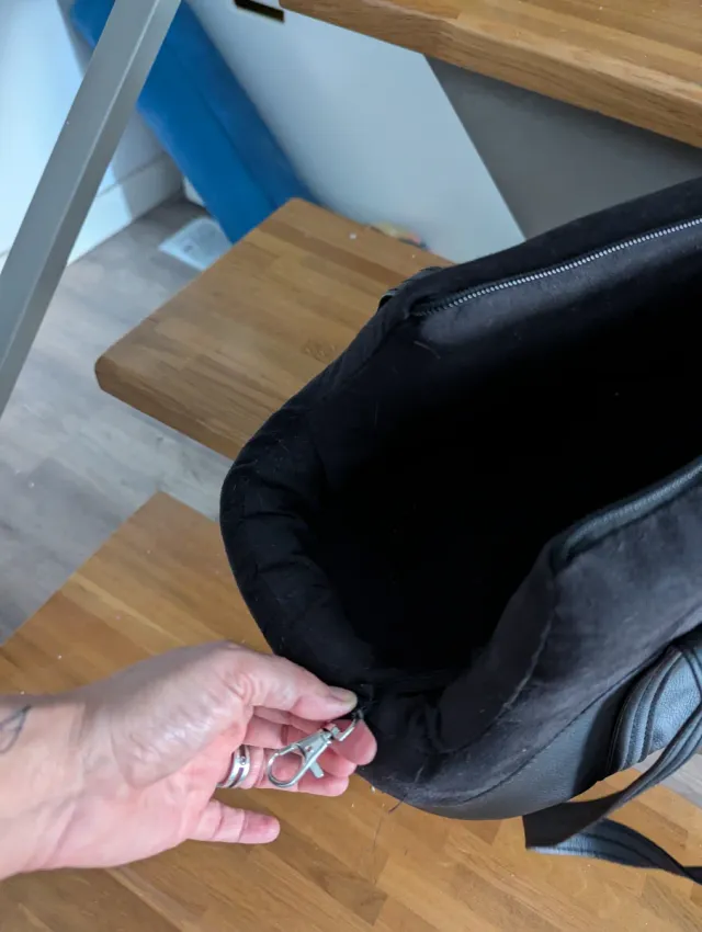 Bolso Transportín Perro Negro