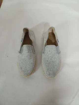 Zapatos de tela grises para hombre