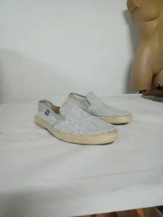 Zapatos de tela grises para hombre