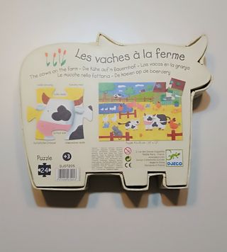 Puzzle Djeco Vaca 24 piezas +3 años