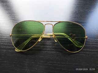 Gafas de sol Ray-Ban Aviator doradas 