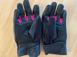 Guantes Moto Rainers Verano Mujer Negro/Rosa