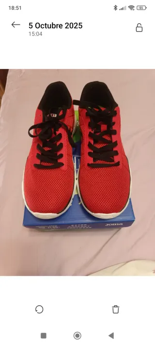 Zapatillas Joma Mujer Talla 40.5 Rojas