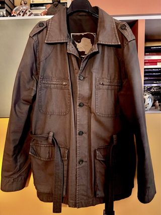Chaqueta Zara Algodón Marrón