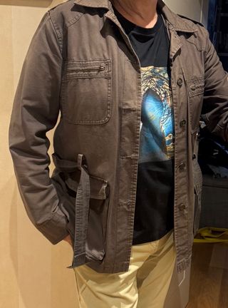 Chaqueta Zara Algodón Marrón