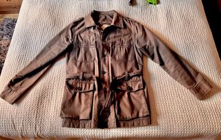 Chaqueta Zara Algodón Marrón