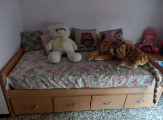 Cama nido de madera