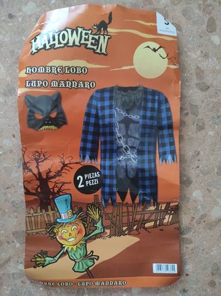 Disfraz niño hombre lobo talla 4-6 años
