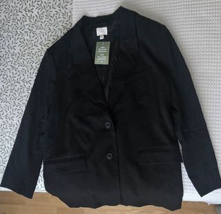Americana H&M Negra Talla L Mujer
