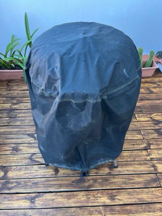 Barbacoa Carbón con Funda y Chimenea