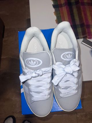 Zapatillas Adidas Campus Grises Blancas