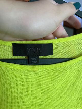 Vestido largo verde amarillo talla única