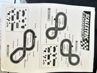 Circuito Scalextric Compact: Ocho y Loopinator.