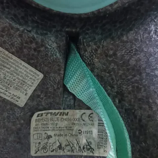 Casco bici infantil azul