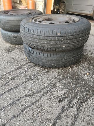 Llantas 14 5x100 con neumáticos 165/70