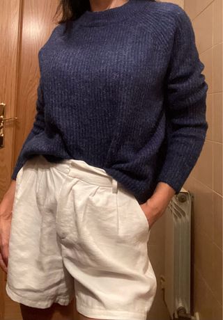 Jersey H&M Azul Talla S