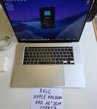 Apple MacBook Pro 16" 2019 Core i7 Perfecto estado