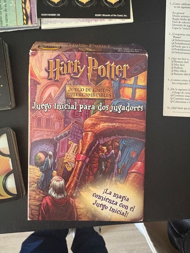 Harry Potter Juego Inicial Cartas Dos Jugadores