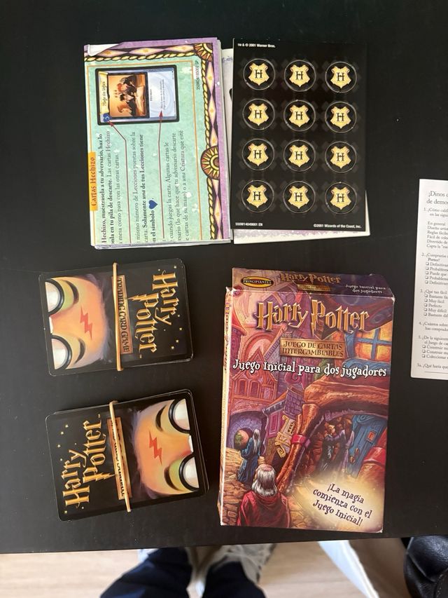Harry Potter Juego Inicial Cartas Dos Jugadores