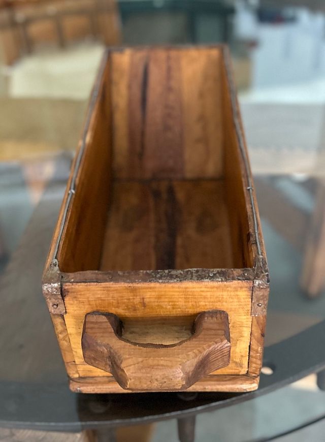 CONJUNTO DECORATIVO DE MADERA RÚSTICA 