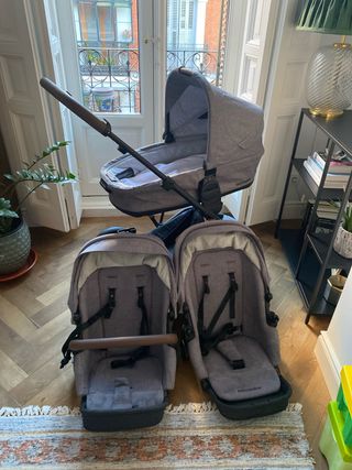 Carrito Easywalker Harvey 3 duo (2 sillas+capazo)