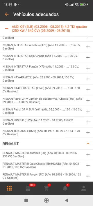 Kit Cadena Distribución FAI TCK43 Nissan renault