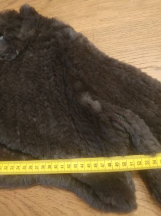 Bolero peloso corto marrone