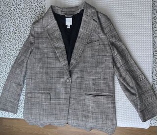 Americana oversize H&M cuadros Talla L