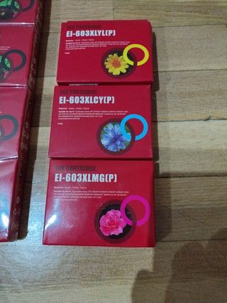 8 cartuchos tinta Epson EI-603XL
