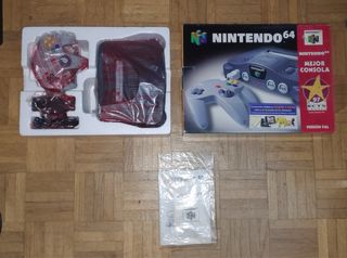 Nintendo 64 Consola PAL
y mando adicional.