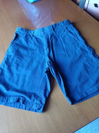 Pantalón corto azul