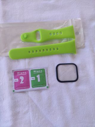 Correa de reloj verde