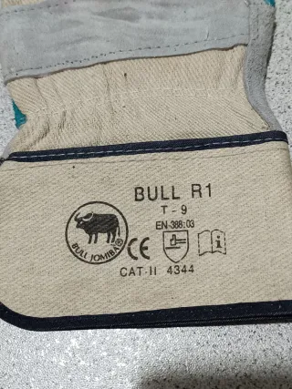 6 Pares Guantes de seguridad Bull R1, Talla-9 